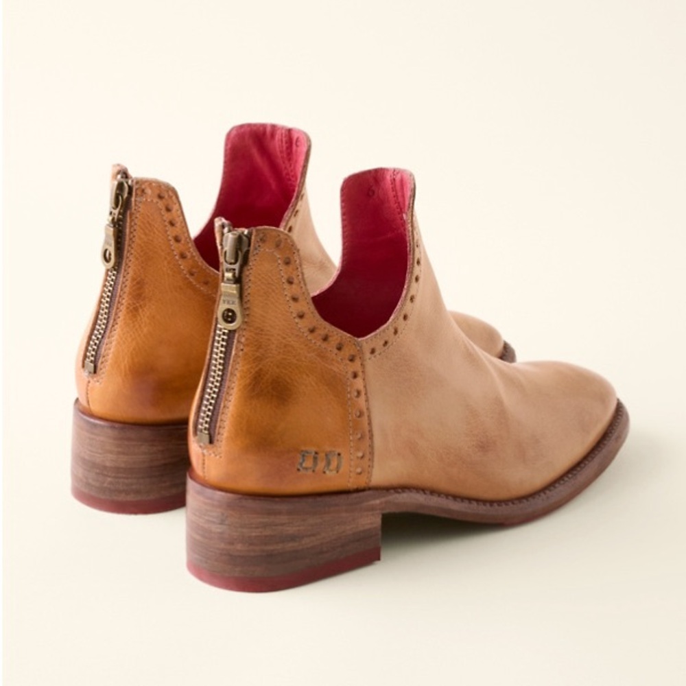 BedStu | Dorella Ankle Boots in Tan Leather 11 - Picture 2 of 12